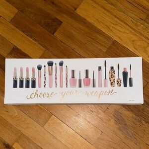 Leopard Print Makeup Brush Set Canvas (DECOR)